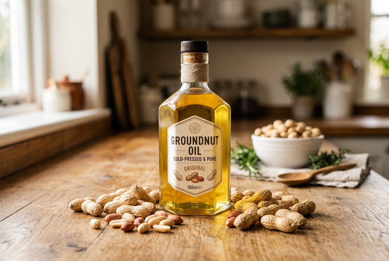 Why Cold Pressed Groundnut Oil is the Healthiest Choice